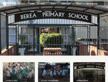 Tablet Screenshot of bereaprimaryschool.co.za